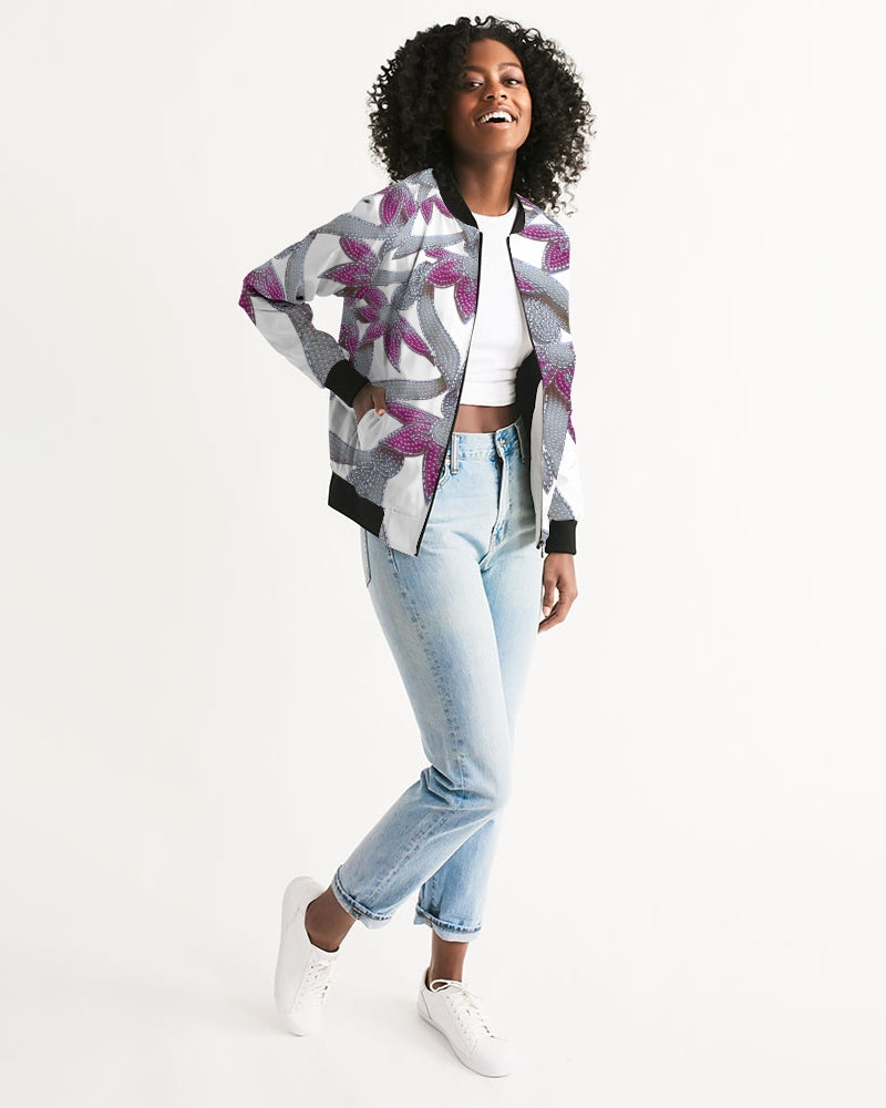 Flowers and Pearls Women's Bomber Jacket