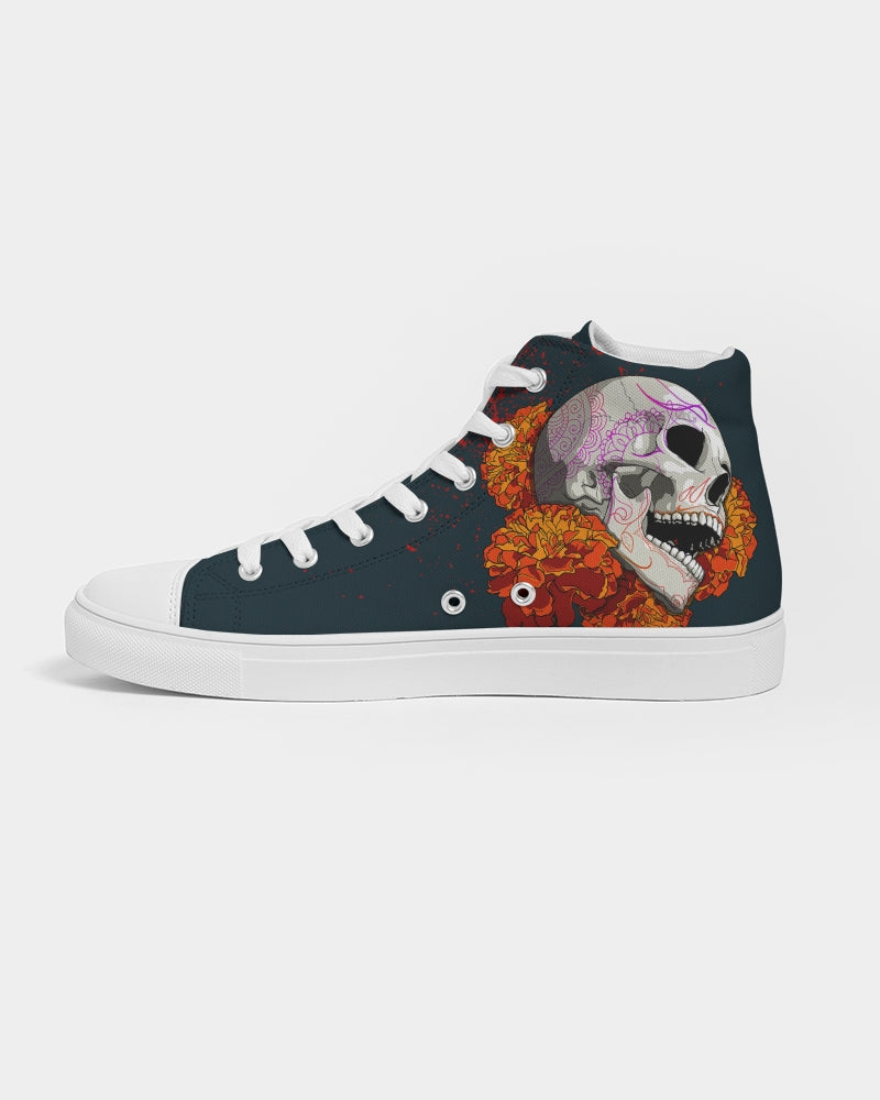 Dia Muerta Men's Hightop Canvas Shoe