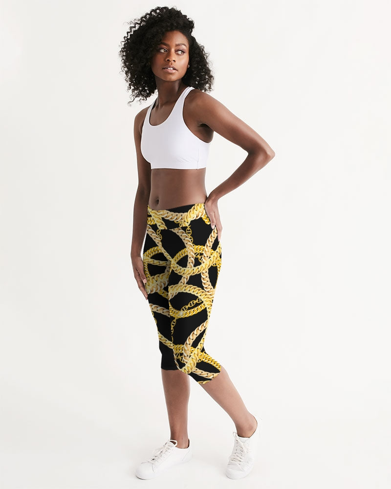 Gold Links Women's Mid-Rise Capri