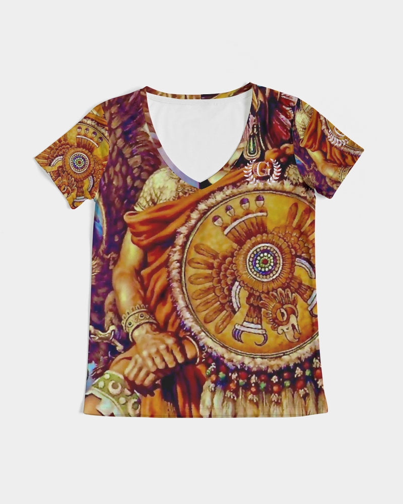 Aztecs Women's V-Neck Tee