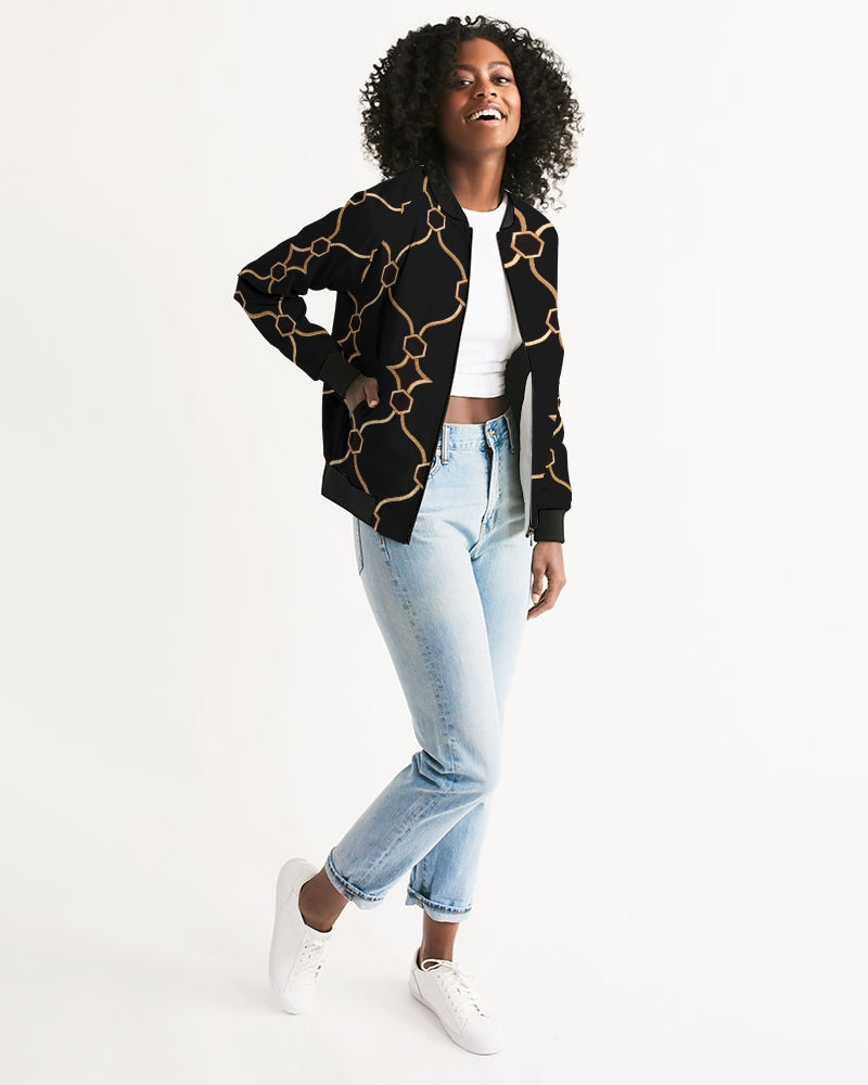 Hitam Aurum Women's Bomber Jacket