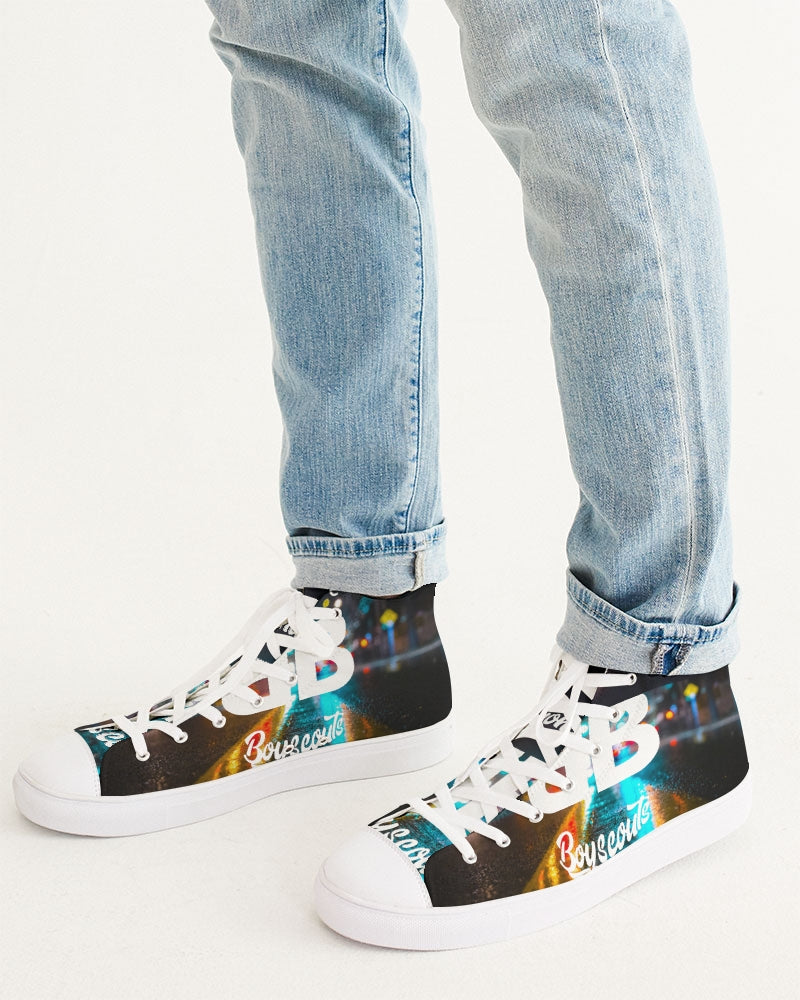 Neon Streetlife Men's Hightop Canvas Shoe