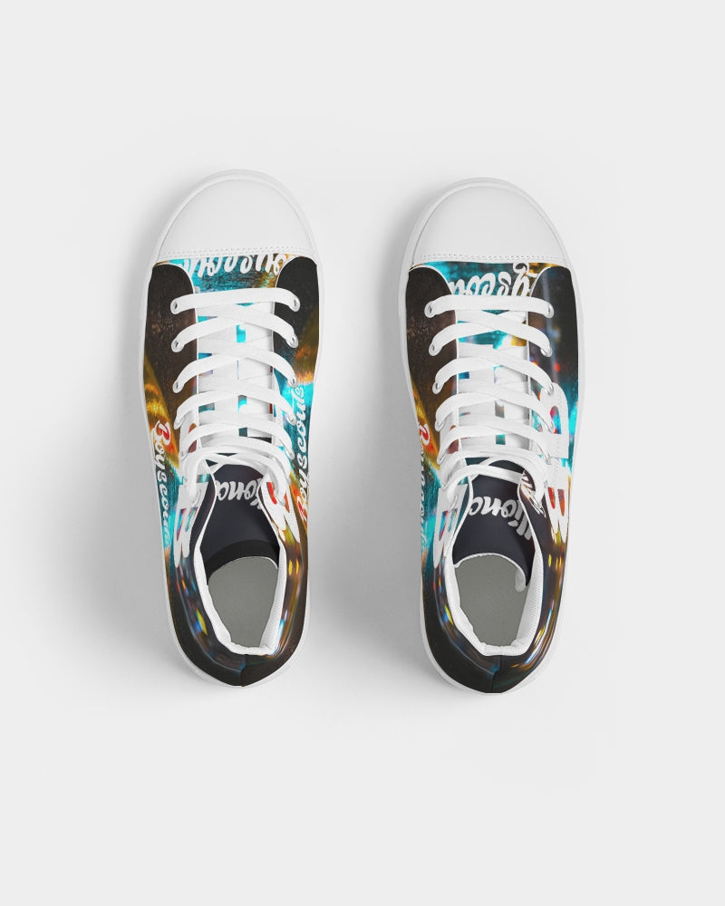Neon Streetlife Men's Hightop Canvas Shoe