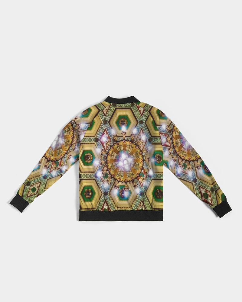 Antique Women's All-Over Print Bomber Jacket