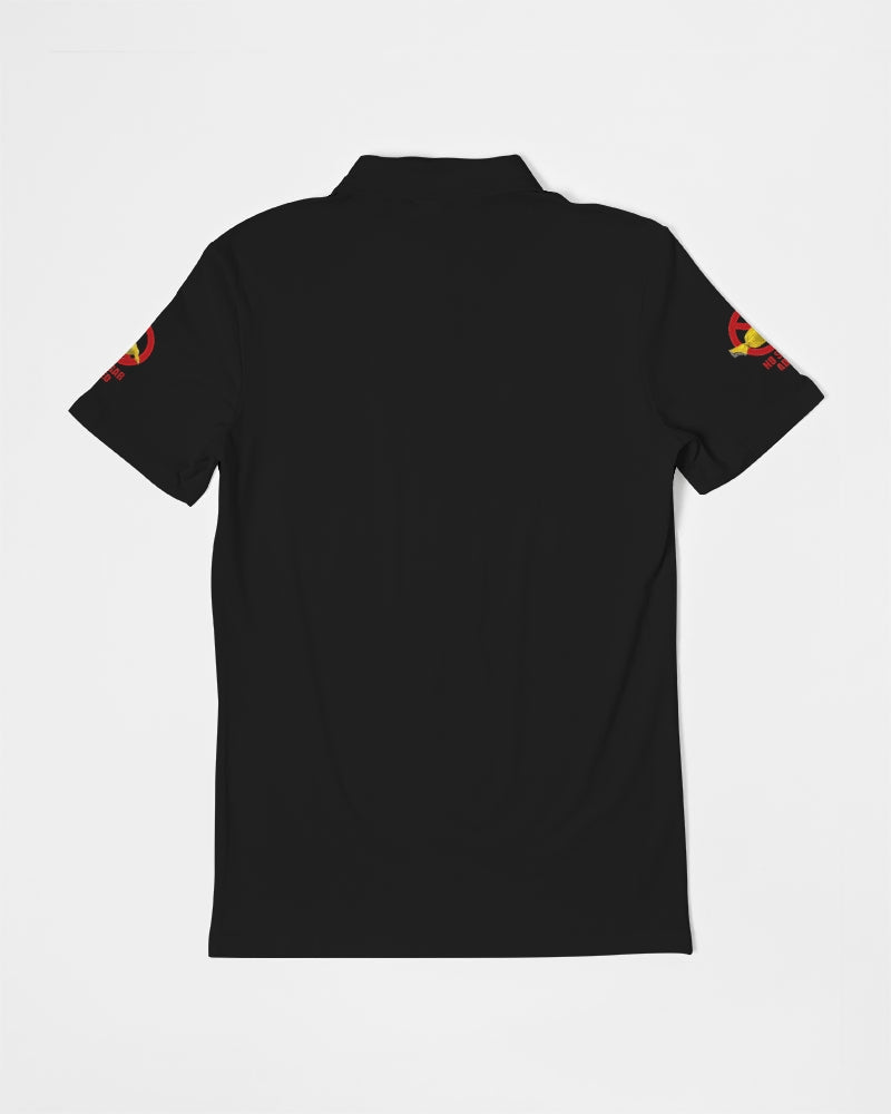 No Sugar Added Men's All-Over Print Slim Fit Short Sleeve Polo
