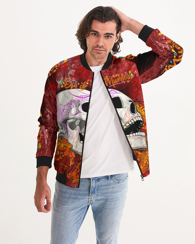 deR Muerta  Men's All-Over Print Bomber Jacket