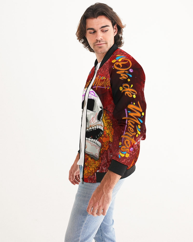 deR Muerta  Men's All-Over Print Bomber Jacket