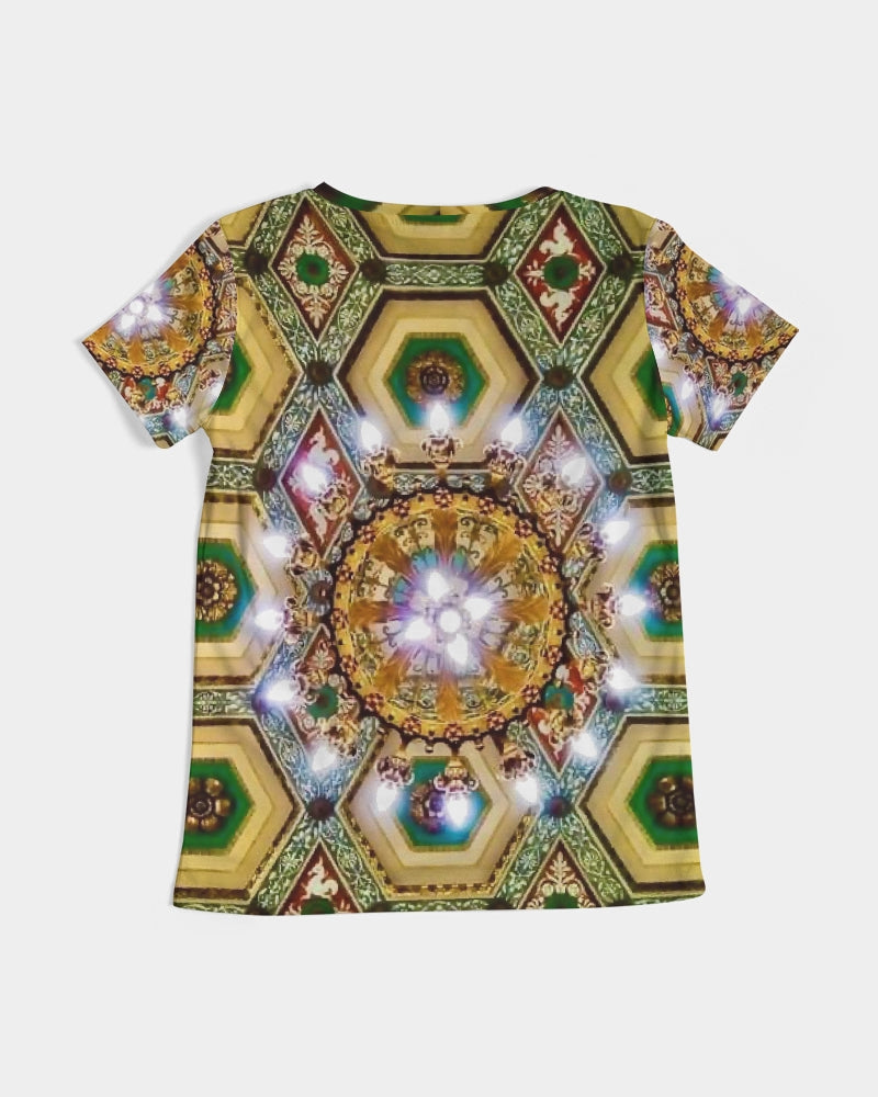 Antique Women's All-Over Print V-Neck Tee