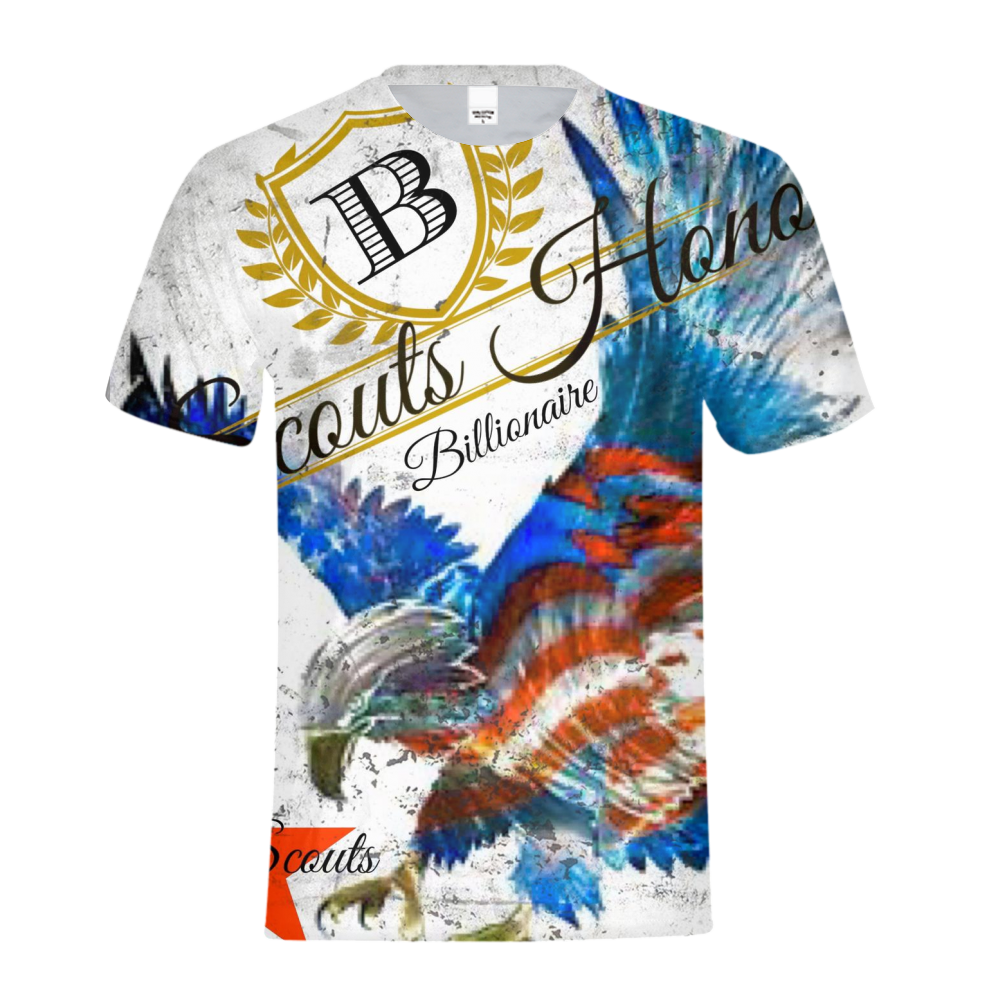 Scouts Honor Eagle Kids  All-Over Print Tee