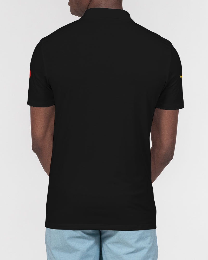 No Sugar Added Men's All-Over Print Slim Fit Short Sleeve Polo