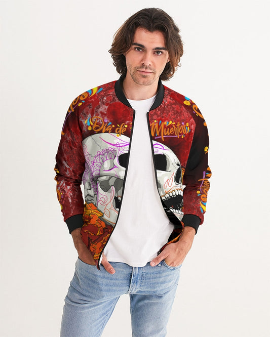 deR Muerta  Men's All-Over Print Bomber Jacket
