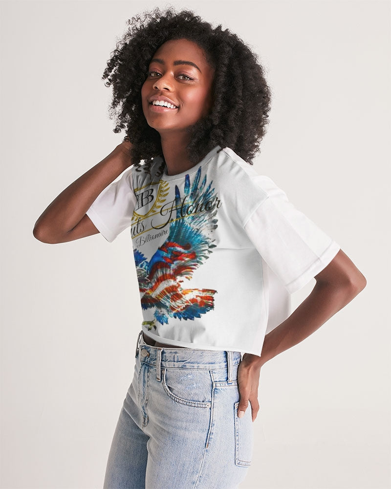 Scouts Honor Signature Edition Women's All-Over Print Lounge Cropped Tee