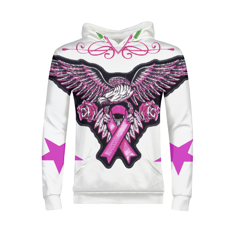Fight For The Cure Kids All-Over Print Hoodie