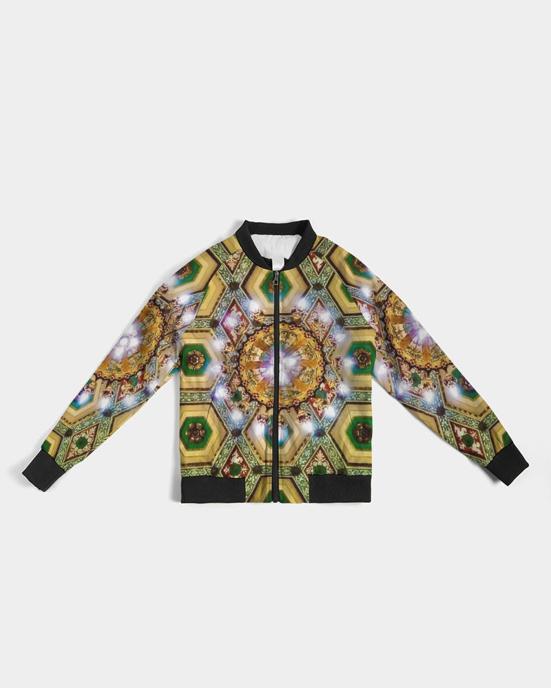 Antique Women's All-Over Print Bomber Jacket
