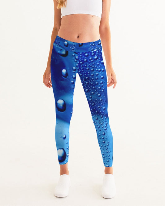 Azul Waterdrops Women's All-Over Print Yoga Pants