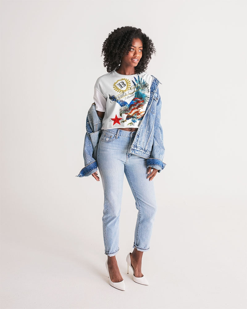 Scouts Honor Signature Edition Women's All-Over Print Lounge Cropped Tee