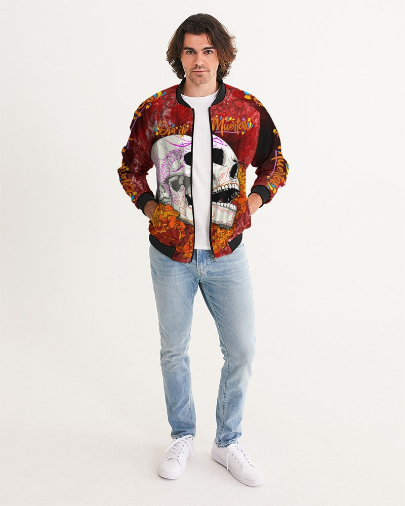 deR Muerta  Men's All-Over Print Bomber Jacket