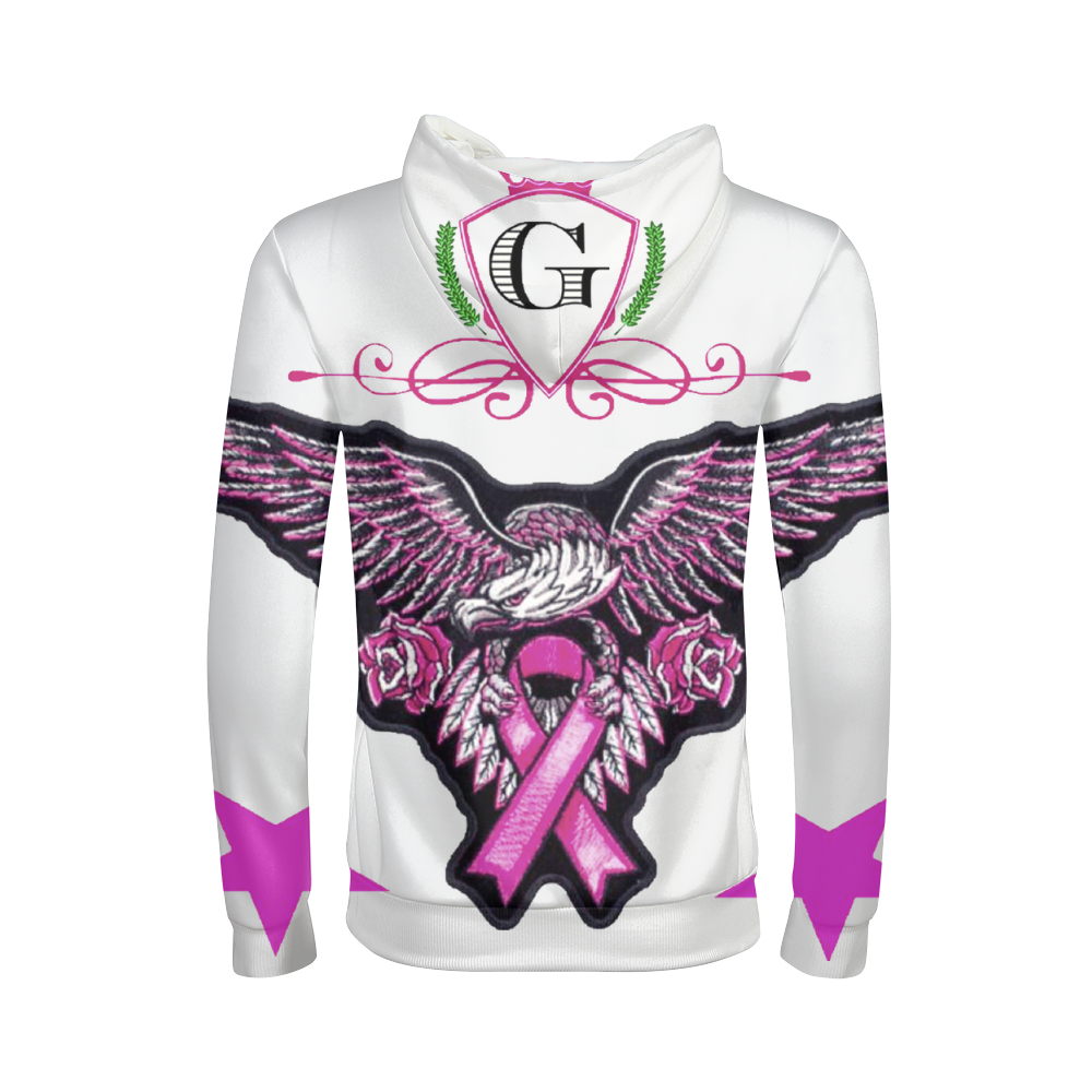 Fight For The Cure Kids All-Over Print Hoodie