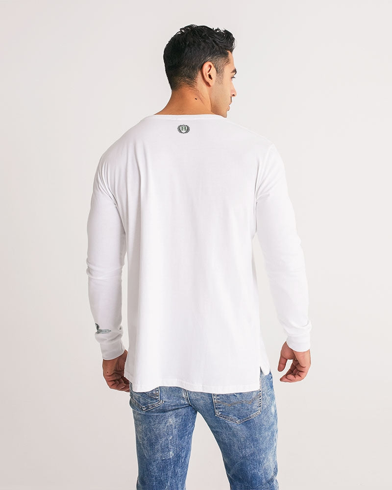 Crimson Aurum Flora Men's All-Over Print Long Sleeve Tee