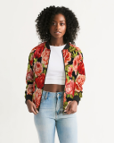 Rose Garden Women's Bomber Jacket