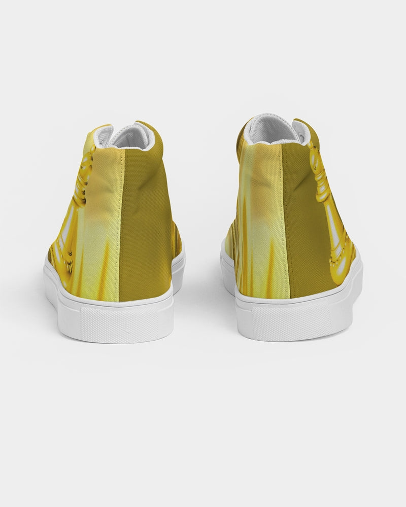 Bishop Gold Men's Hightop Canvas Shoe