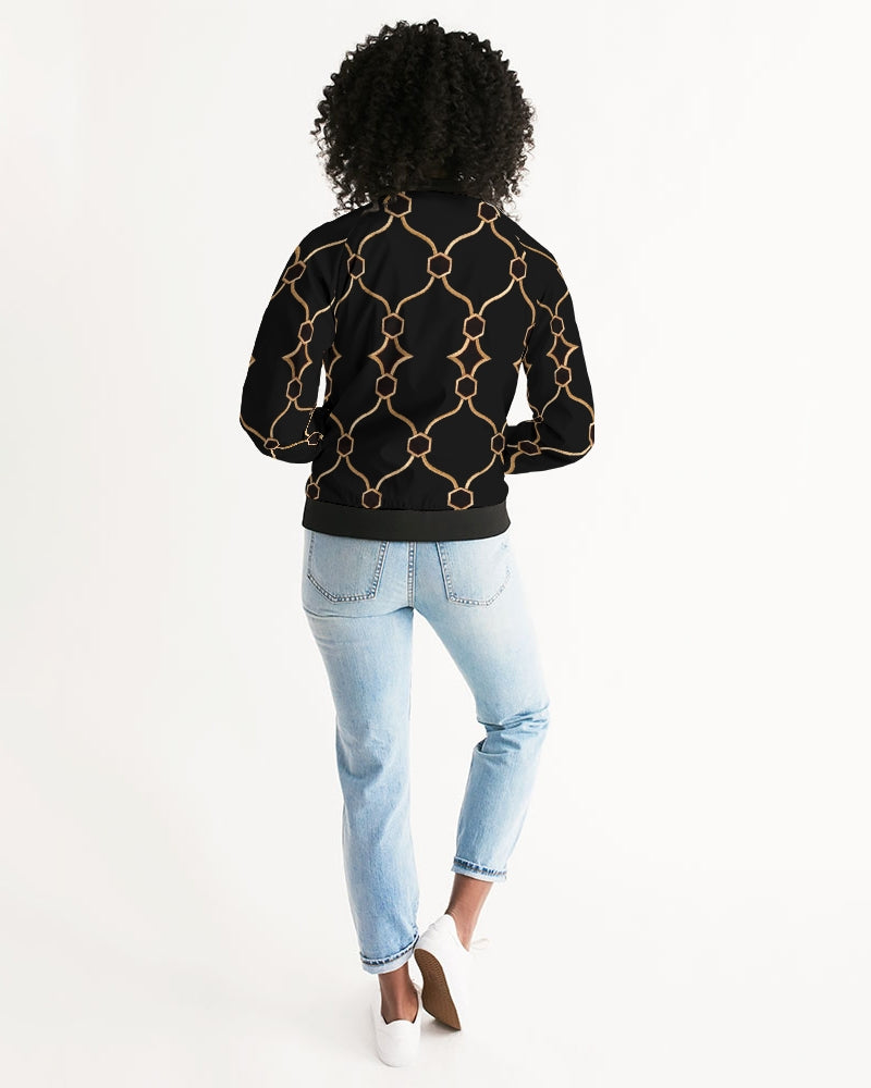 Hitam Aurum Women's Bomber Jacket
