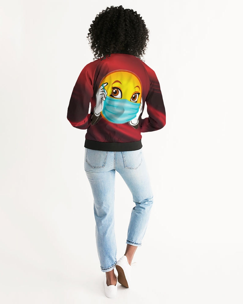 Pandemia Red Women's Bomber Jacket