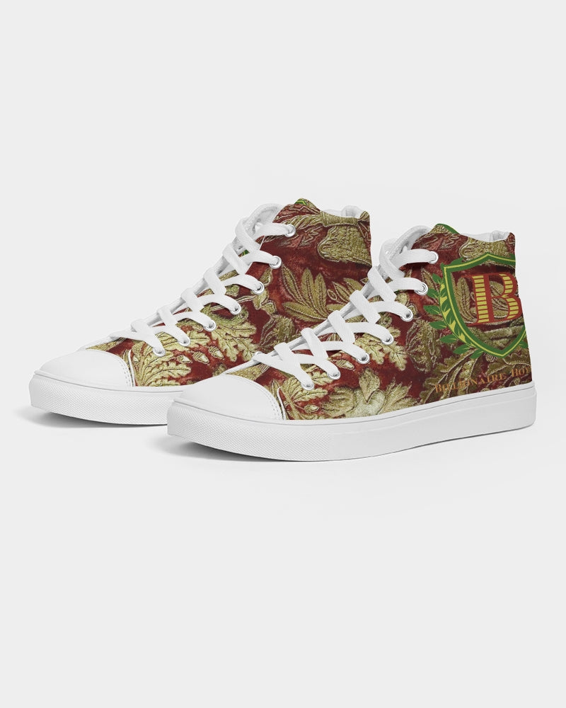 Red Velvet Men's Hightop Canvas Shoe