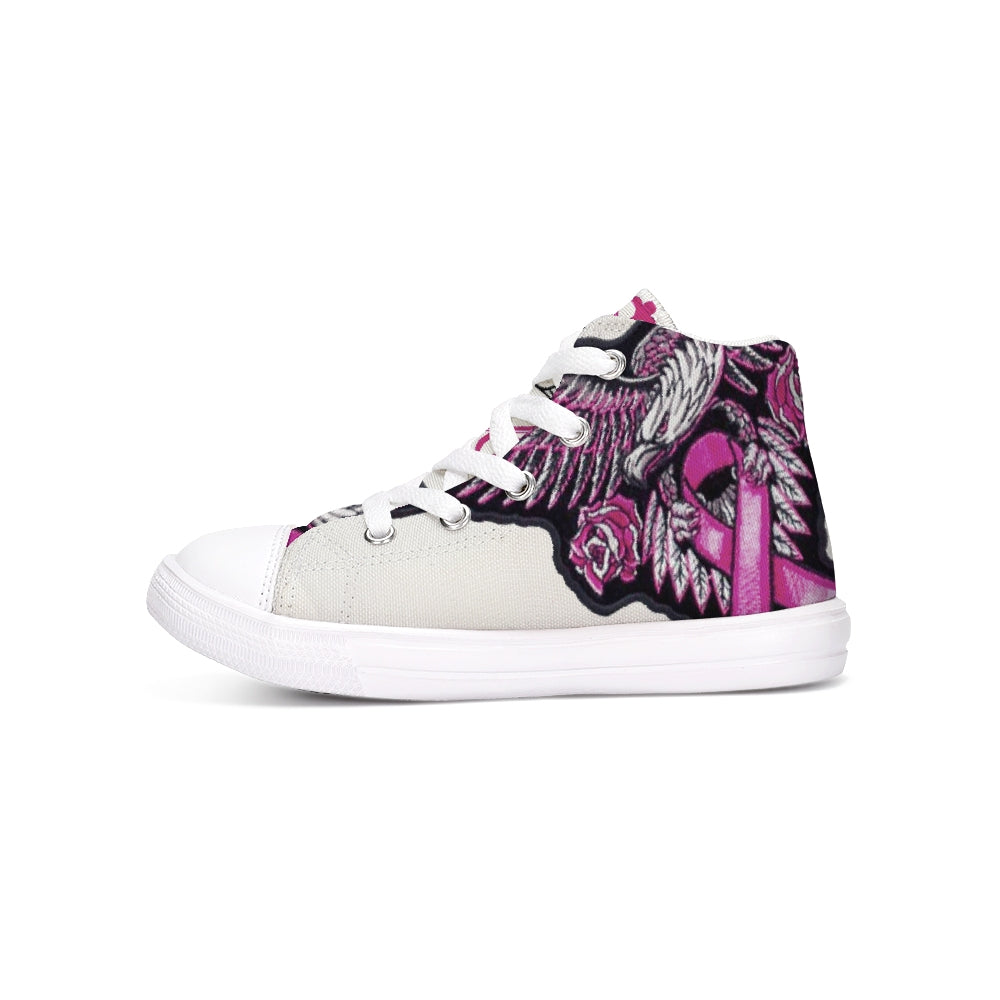 Fight For The Cure Kids Hightop Canvas Shoe