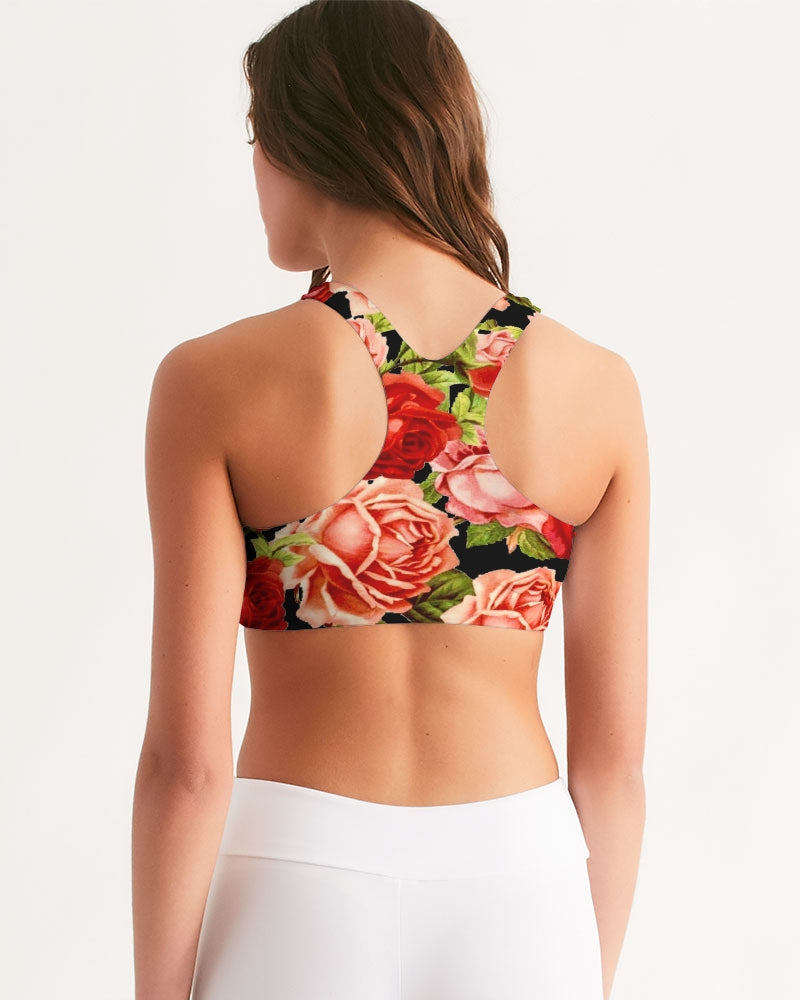 Rose Garden Women's Seamless Sports Bra