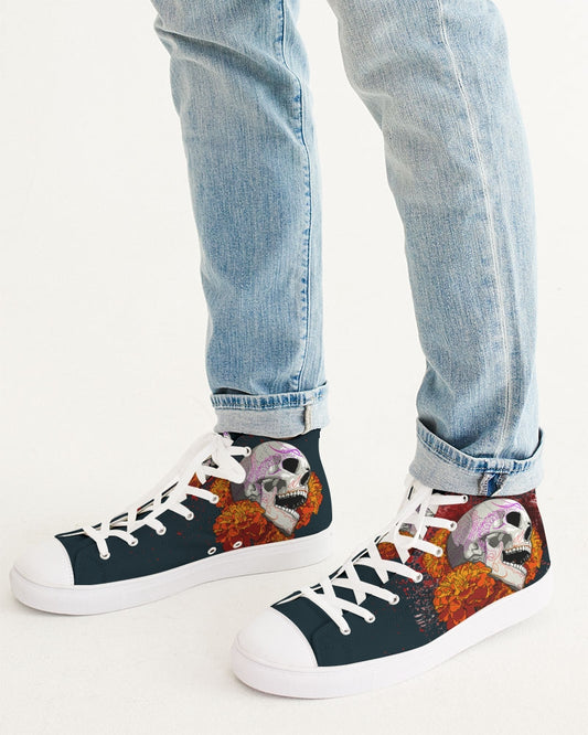 Dia Muerta Men's Hightop Canvas Shoe