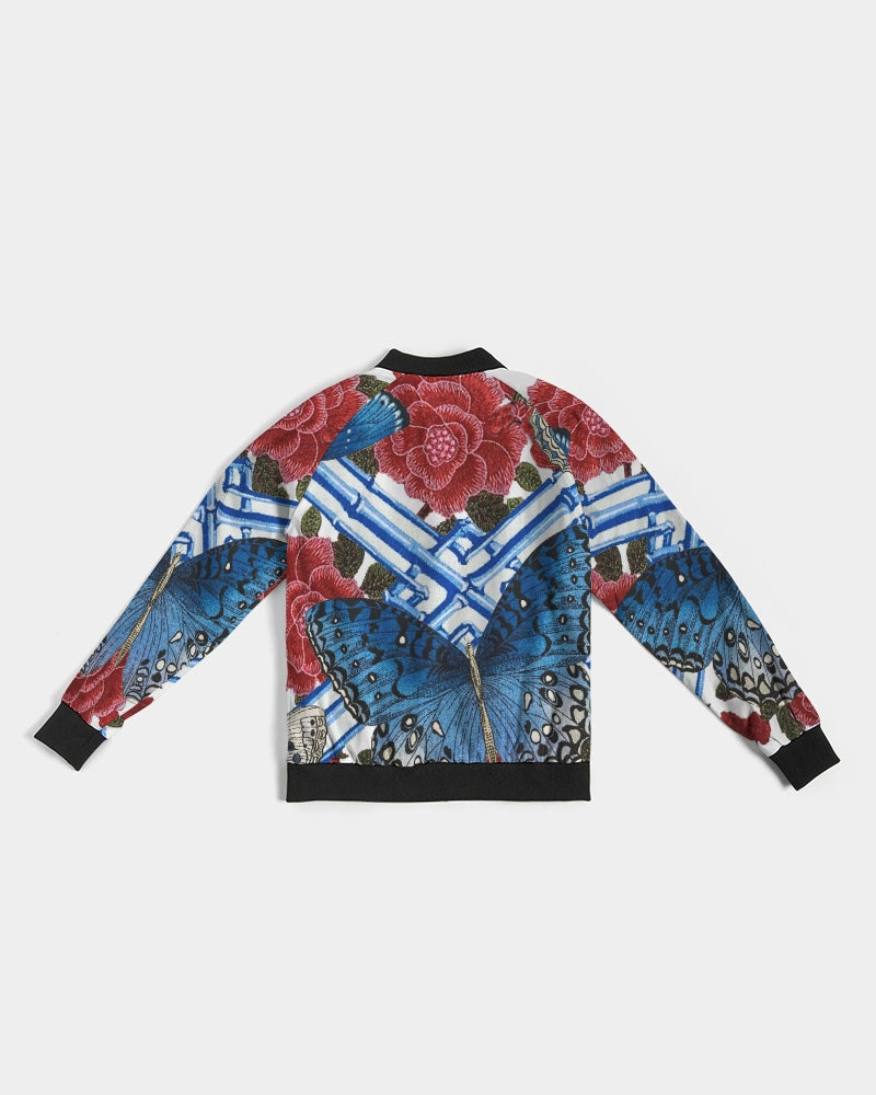 Butterflies and Roses Women's Bomber Jacket