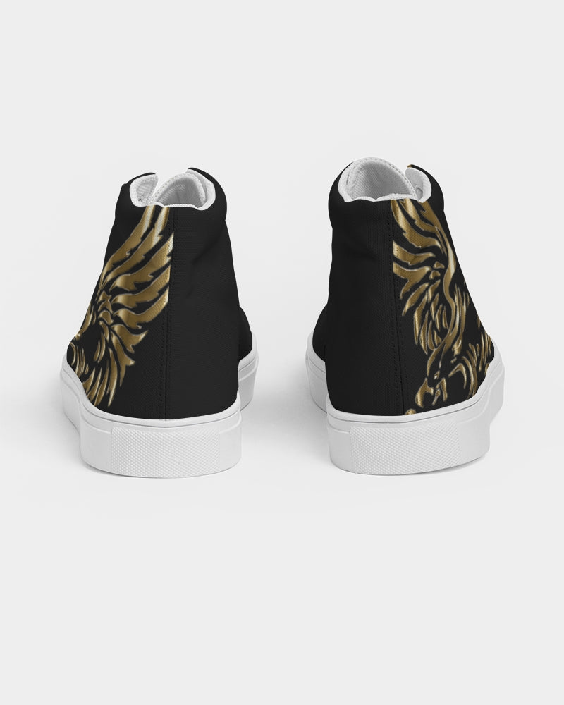 Gold and Flight Men's Hightop Canvas Shoe