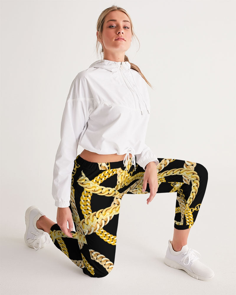 Gold Links Women's Track Pants
