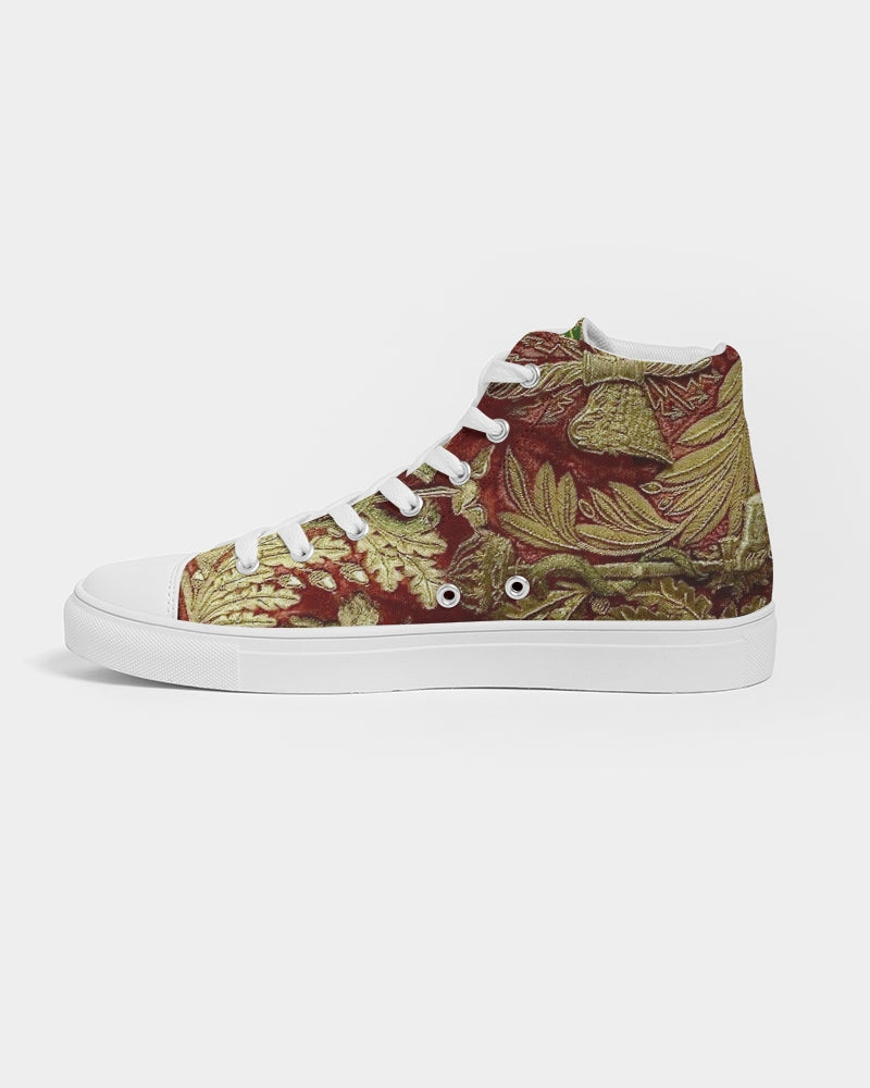 Red Velvet Men's Hightop Canvas Shoe