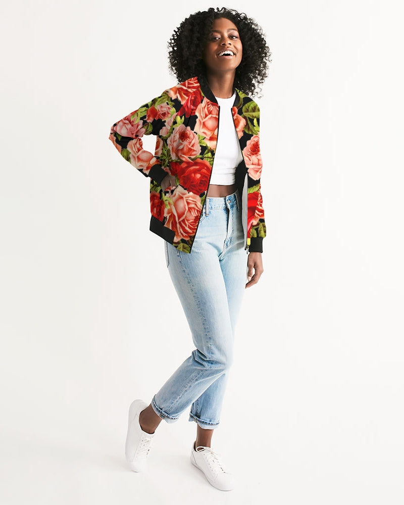 Rose Garden Women's Bomber Jacket