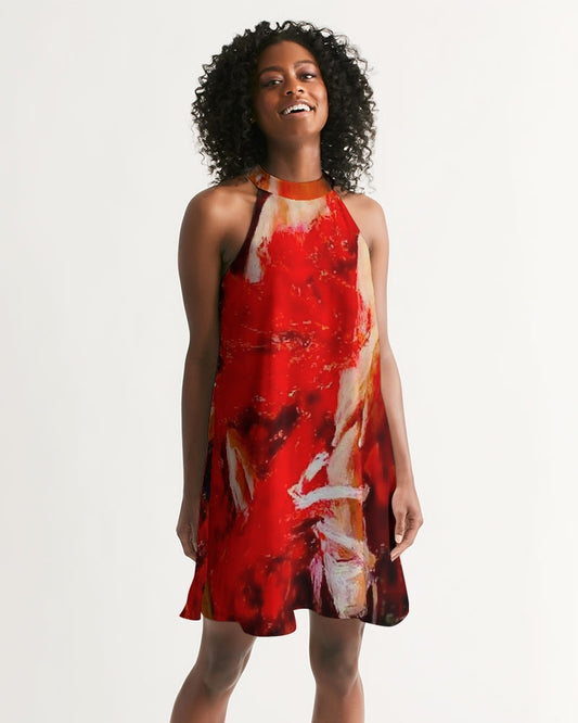 Flamenco Women's Halter Dress