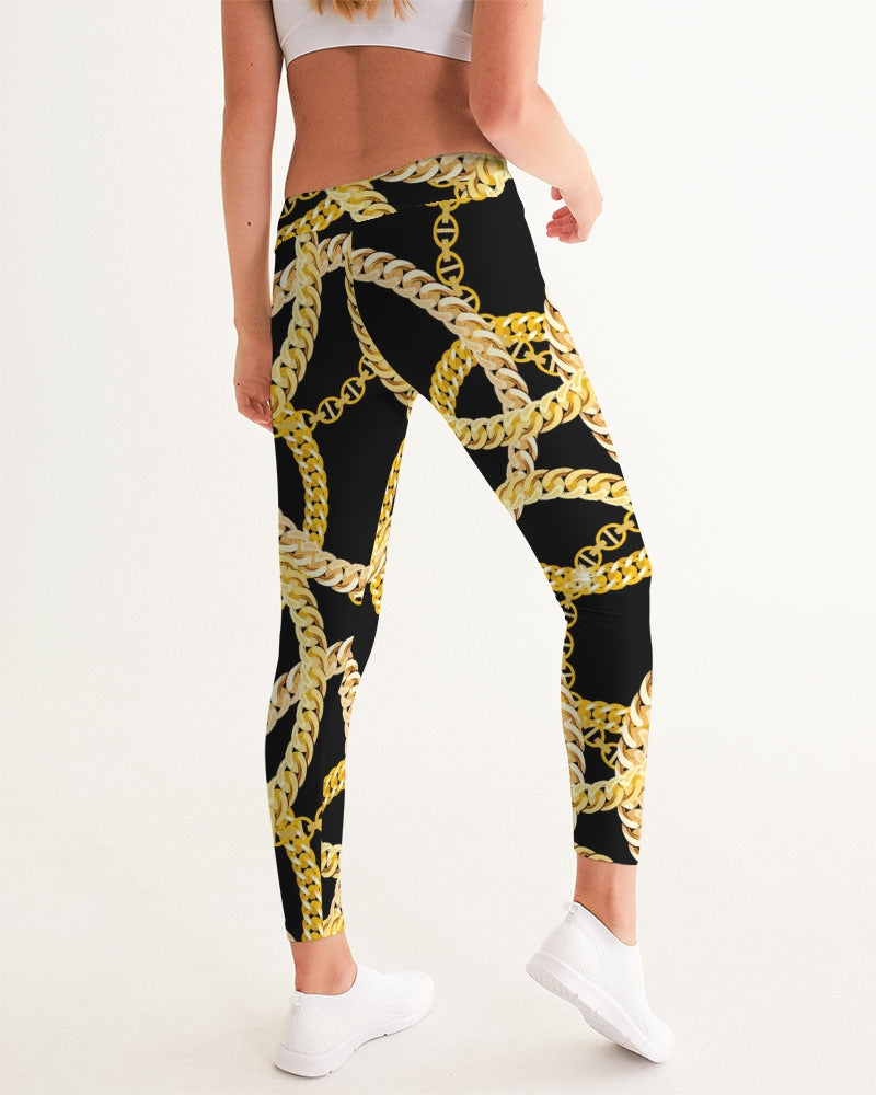 Gold Links Women's Yoga Pants