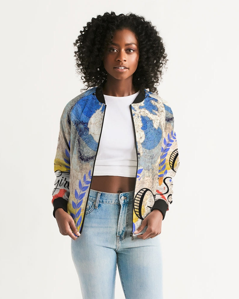 Billionaire Girlscouts International Women's Bomber Jacket