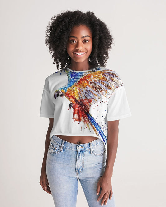 El Loro Women's Lounge Cropped Tee
