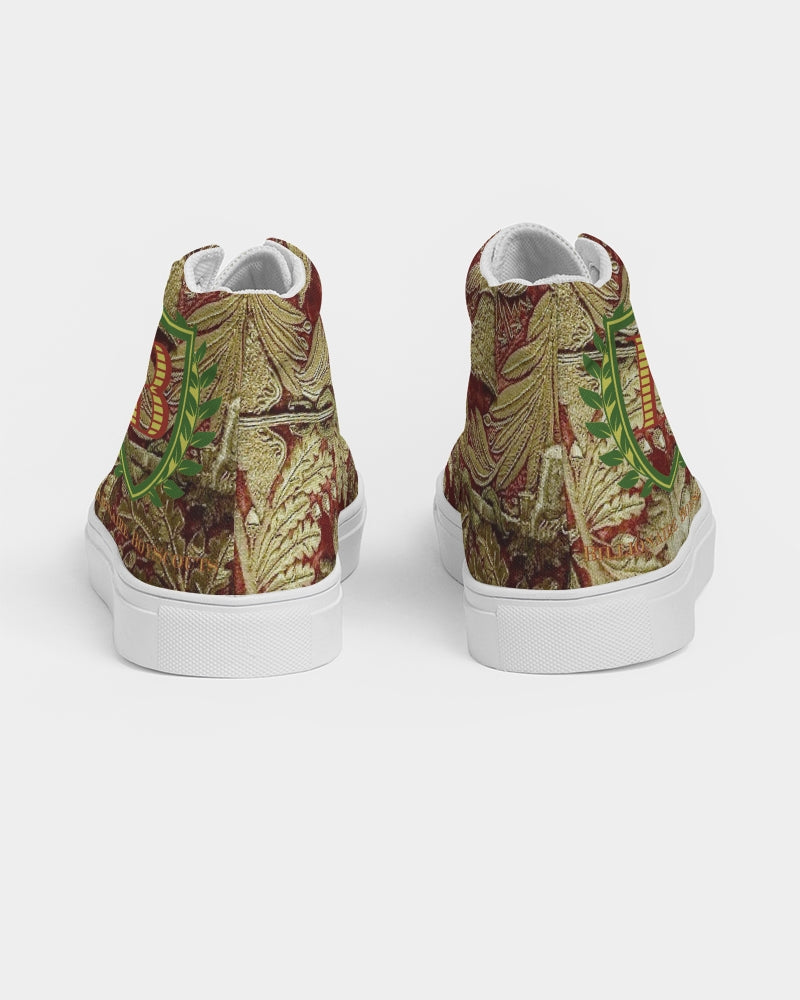 Red Velvet Men's Hightop Canvas Shoe