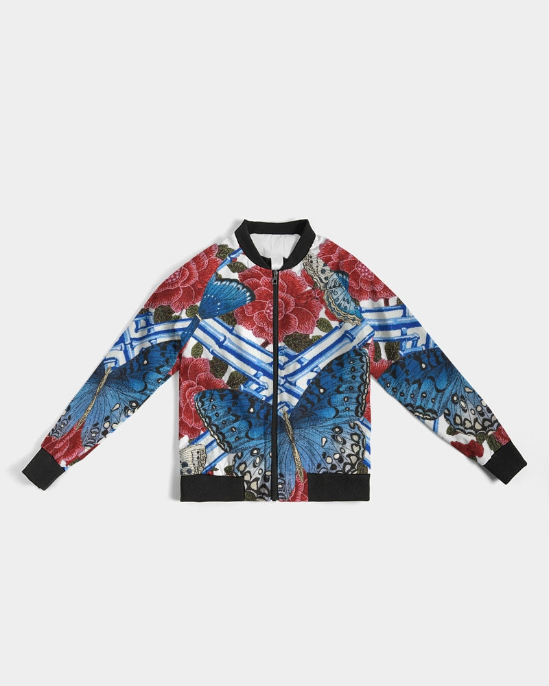 Butterflies and Roses Women's Bomber Jacket