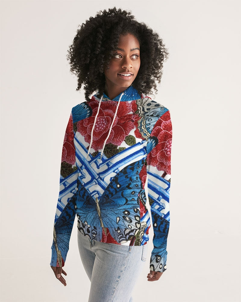 Butterflies and Roses Women's Hoodie