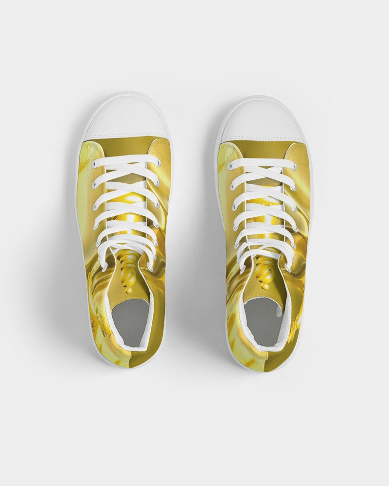 Bishop Gold Men's Hightop Canvas Shoe