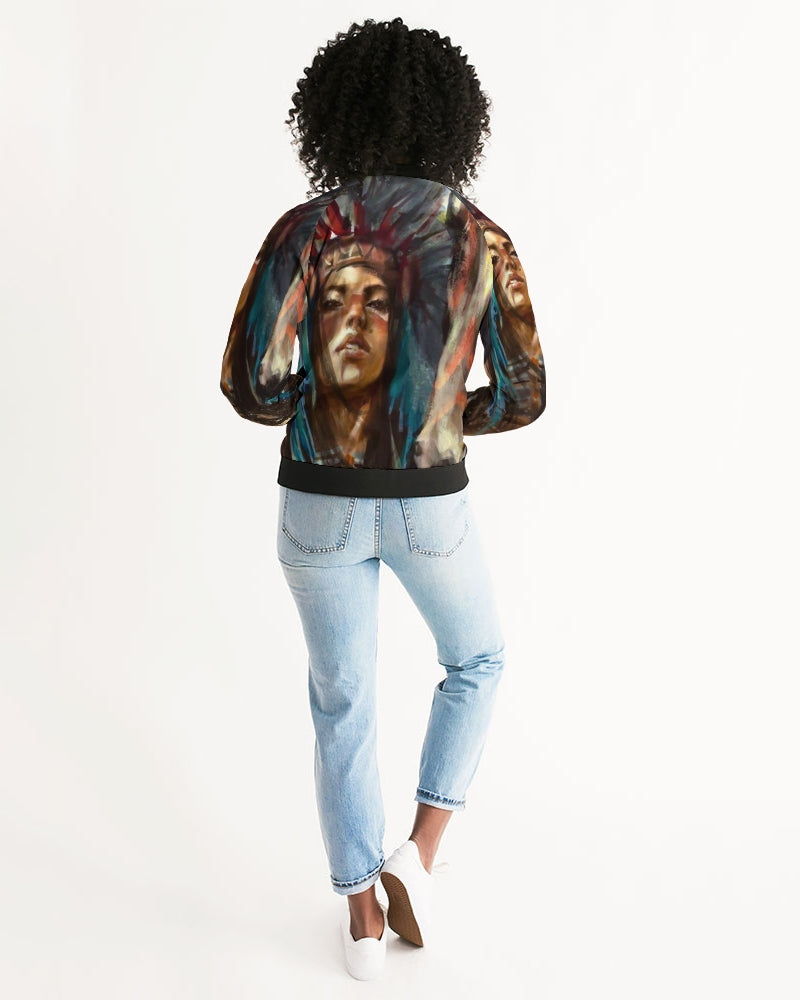 Billionaire Girlscouts of Native America Women's Bomber Jacket