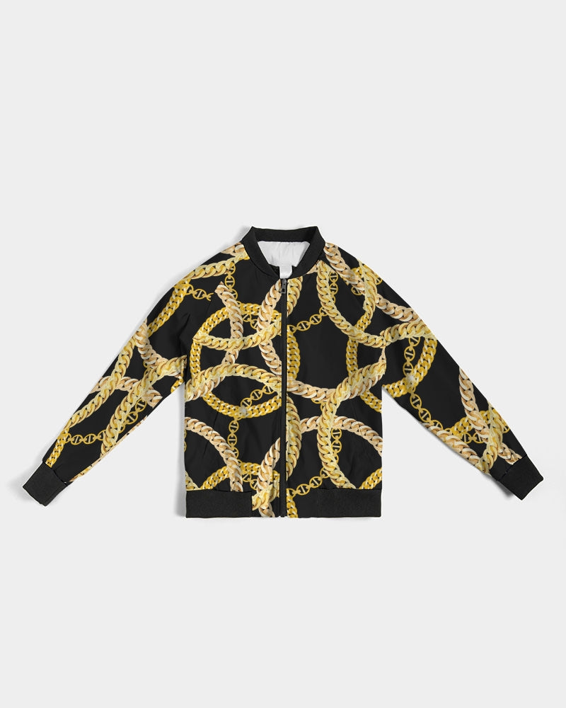 Gold Links Women's Bomber Jacket