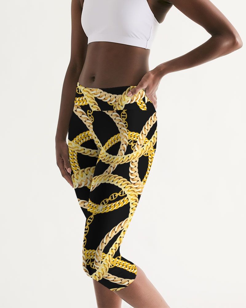 Gold Links Women's Mid-Rise Capri