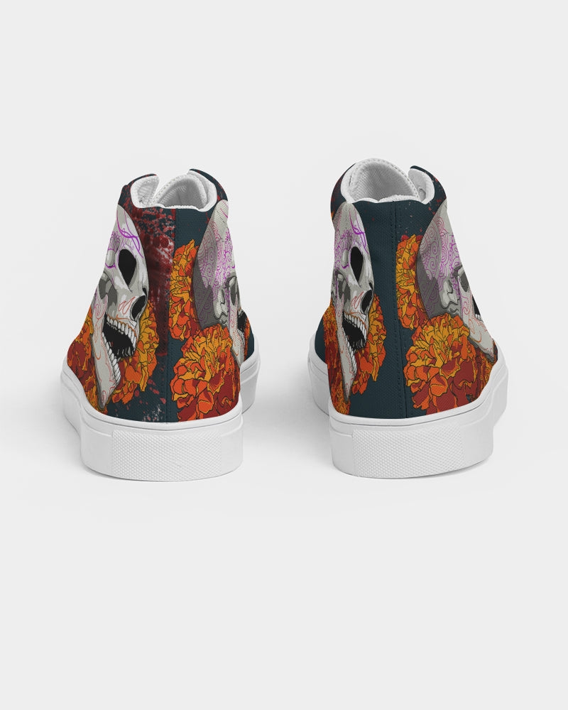 Dia Muerta Men's Hightop Canvas Shoe