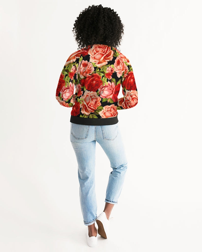 Rose Garden Women's Bomber Jacket