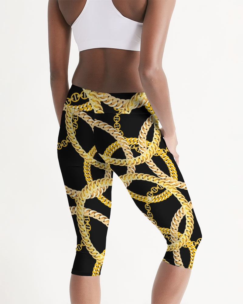 Gold Links Women's Mid-Rise Capri